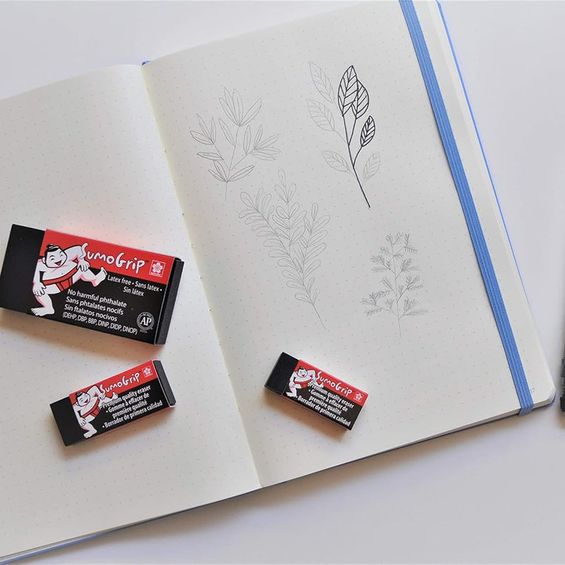 SAKURA 50280 SumoGrip 0.9-mm Pencil with Eraser, Clear