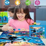 Puzzles for Kids Ages 4-8 Year Old - Underwater World,100 Piece Jigsaw Puzzle for Adults Toddler Children Learning Educational Puzzles Toys for Boys and Girls.