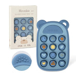Moonkie Silicone Teething Toy: Smartphone-Inspired Fidget for Baby Girls 3 Months+