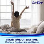 LivDry 2XL Overnight Adult Diapers for Women and Men, XXL Incontinence Underwear, 60”-80" Waist, Disposable Pull-On Briefs, XX-Large, 12 Pack