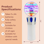 LoveHugs Musical Light Up Wand - Sensory Lights for Autistic Children - Light Up Sensory Toys - Autism Toys - Sensory Toys for Kids with Autism