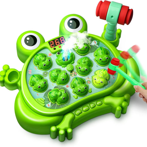 Whack-a-Frog Game: Educational Toy for Toddlers, 3-5 Year Old Boys