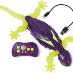 HEX Bots Glow-in-the-Dark Gecko Robot with Official Wall Climber Technology, Rechargeable Remote Control Toy for Kids Ages 4 & Up