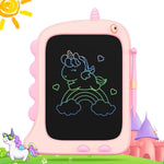 8.5 Inch LCD Doodle Board Tablet Toy - Green Dinosaur Drawing Pad for Kids 2-6 Years Old - Christmas and Birthday Gifts