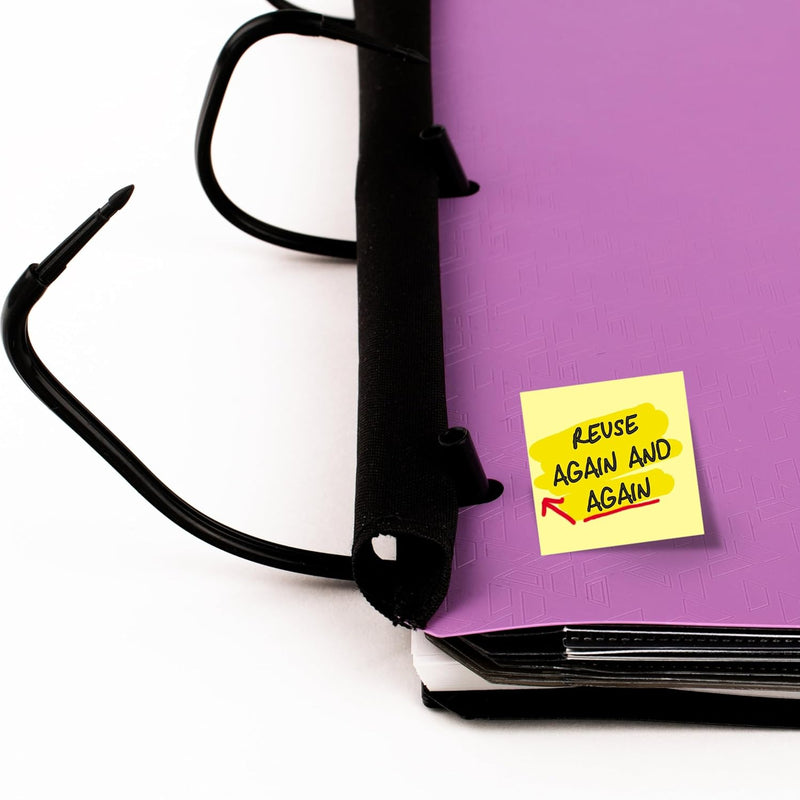 Five Star Flex Refillable Notebook + Study App 1 Inch O-Rings Binder with Pockets Tabs and Dividers, 220 Sheet Capacity, Includes 60 Sheets 8.5" x 11" College Ruled Paper, Amethyst (29328AB6)