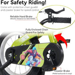 BMX style 16 inch kids' bicycle with adjustable design and training wheels for boys and girls ages 4-7