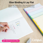 KOKUYO Composition Notebooks, 5 Pack Campus Semi-B5 Comp Book with B 6mm Ruled, 30 Sheets, Classic School Lined Notebook, Journal Notebook for Women Work Study Note Taking (NO-3CBNx5)