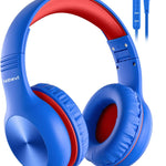 Nabevi Kids Headphones with Cord, Over-Ear Headphones for Kids with Microphone, 85/94dB Volume Limit, Headset for Kid Boys Girls with Shareport, Wired Toddler Headphone for School/Tablet/iPad/Travel