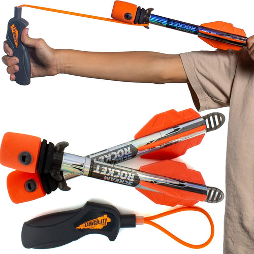 Toy Rocket Launcher for Kids: Outdoor Toys Slingshot Rocket Launchers - Best 6-10 Year Old Boy Gifts for Teens Boys & Girls All Ages - Fun Summer Toys 5 6 7 8 9 10 11 12+ Year Old Boy Birthday Gifts