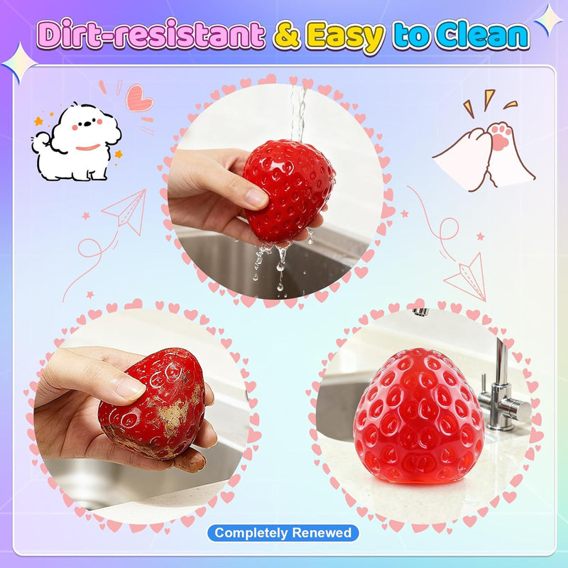 22PCS Squishy Toys, Adorable Squeeze Toys Set, Fidget Toys Kit for Kids & Adults, Squishies Ideal for Anxiety Stress Relief, Party Favors Classroom Birthday Gifts for Boys & Girls