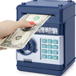 Refasy Piggy Bank Electronic Coin ATM for Kids Age 3-12, Money Savings Box Mini ATM Coin Bank
