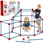 Original fort building kit for kids, STEM construction toys, 140 pieces, creative set for indoor and outdoor activities