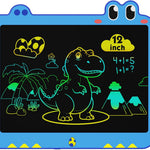 8.5 Inch LCD Doodle Board Tablet Toy - Green Dinosaur Drawing Pad for Kids 2-6 Years Old - Christmas and Birthday Gifts