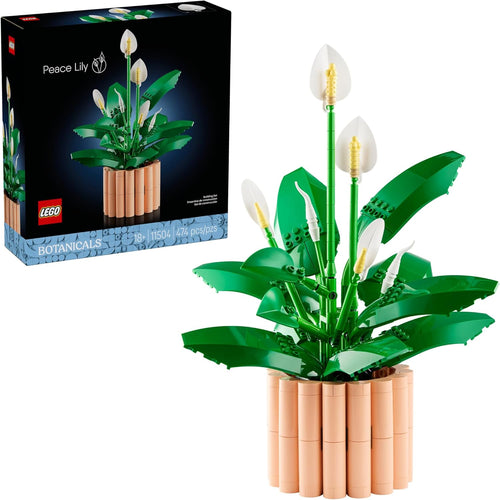 LEGO Peace Lily Flower Building Set for Adults - Artificial Flowers Crafting Kit