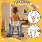 HYES 5 in 1 Baby Push Walker for Baby Boy, Blue | Activity Center Learning to Walk, Sit to Stand, Early Learning Push Toys for Infant, Walking Toys Gift for Toddler Boys