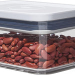 OXO Good Grips POP Container, Airtight Food Storage for Pantry, 1.7 Qt | Airtight Container for Coffee Beans, Sugar, Rice, One-Push Lid, Stackable, Dishwasher Safe, Rectangle Shape