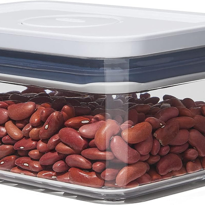 OXO Good Grips POP Container, Airtight Food Storage for Pantry, 1.7 Qt | Airtight Container for Coffee Beans, Sugar, Rice, One-Push Lid, Stackable, Dishwasher Safe, Rectangle Shape