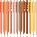 Mr. Pen- Retractable Gel Pens, 12 Pack, Colorful Ink, Fine Point 0.7mm | Fast Dry, Smooth Writing, Cute Pens for Drawing, Writing Planner and School Supplies