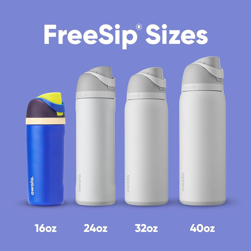 Owala FreeSip Kids Stainless Steel Water Bottle 16 oz Celestial Sphere
