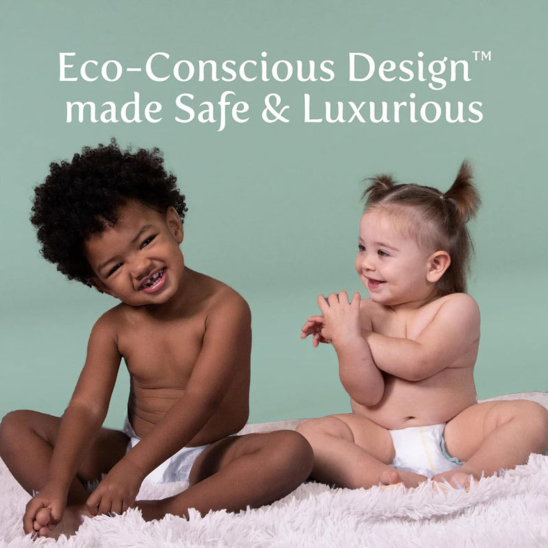 Earth & Eden Sensitive Baby Diapers, Size 3, No Harsh Chemicals, 222 ct | Eco-Conscious, Hypoallergenic, No Harsh Chemicals, Dermatologically Approved