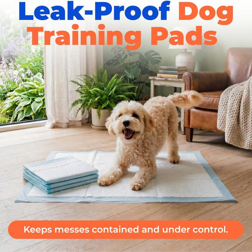 Best Pet Supplies Extra Large Dog Training Puppy Pee Pads - Blue, 100 Count | 36x28" Potty Pads, Super Absorbent, Disposable, Leakproof, Keeps Floors Protected & Paws Dry, For Indoor Dogs, Odor Control