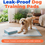 Best Pet Supplies Extra Large Dog Training Puppy Pee Pads - Blue, 100 Count | 36x28" Potty Pads, Super Absorbent, Disposable, Leakproof, Keeps Floors Protected & Paws Dry, For Indoor Dogs, Odor Control