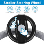 Accmor Stroller Steering Wheel Toy, Steering Wheel for Shopping Carts | Simulated Steering Wheel Universal Detachable Pretend Driving Funny Stroller Toy Attachment