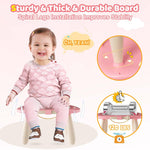 Kikidex Soft Pink Magnetic Drawing Board for Toddler Girls 1-2 Years Old Doodle Learning Toy