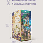 Tonecheer x British Library DIY Book Nook Kit,Shakespeare 3D Wooden Puzzle for Adults,Miniature House Booknook Bookshelf Insert Decor with LED Lights Unique Gifts (A Midsummer Night's Dream)
