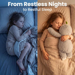 Mewaii 4 Lbs Weighted Stuffed Animals with Heating Pad- Heavy Belly & Limbs, 20" Sloth Heated Plush for a Realistic Hug, Super Soft Fluffy Plush Toy for Kids