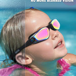 Aegend Swim Goggles for Kids Youth 3-14 Anti-Fog Anti-UV Comfort Fit Goggles for Swimming