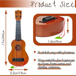 Kids Toy Ukulele Guitar,17 Inch Classical Guitar Musical Toy,4 Strings Guitar Ukulele Educational Learning Toy for Toddlers and Preschoolers