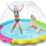 Jasonwell Splash Pad Sprinkler/ Play Mat for Kids, Outdoor Water Toys Inflatable for Baby Toddler Boys Girls Children Age 18+ Months ,Outside Backyard Dog Pool