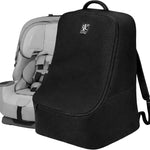 J.L. Childress Padded Backpack Car Seat Travel Bag - Ultimate, Black | Properly protects & fits most infant carriers, car seats & boosters for gate or baggage check to make airport days easier