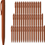 deegtran Pens Bulk, 50 Pack No Bleed Grey Barrel Black Ink Click Pens, Wholesale Retractable Ballpoint Pens, Pen Medium Point, Smooth black Ink Pen, 1.0MM