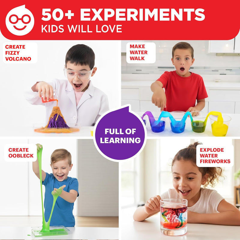 Doctor Jupiter My First Science Kit for Kids Ages 4-8 with 50+ Experiments and Fun STEM Learning