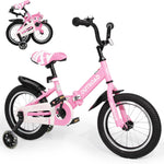 14/16/18 Inch Kids Bike for Boys and Girls with Training Wheels and Dual Handbrakes