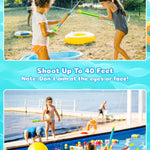 Water Gun Squirt Toys for Kids Adults Shoot Up to 40 Feet 18 Pack | Outdoor Super Blaster, for Age 3-4-5-8-12 Bulk, Fun Water Squirter for Swimming Pool Beach Summer Outside Party Games