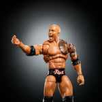 Mattel WWE Ultimate Edition Action Figure & Accessories Set, The Rock Final Boss 6-inch Collectible with Swappable Heads & Hands, 30 Articulation Points