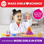 Doctor Jupiter Girls' Science Kit for Kids Ages 4-8, STEM Toy with 50+ Experiments, Learning and Educational Projects