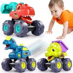 OCATO Baby Toys for 1 Year Old Boy Gifts First Birthday Gifts for Boys | Pull Back Monster Truck Toy Cars 1 2 3 One Year Old Boy Birthday Gift Toddler Baby Boy Toys Gifts 12M+ Kids Stocking Stuffers