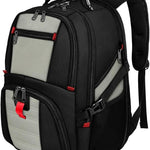 YOREPEK Large Laptop Backpack for Men, Heavy Duty Travel Backpack Carry On Flight Approved, 17 Inch College Work Bookbag, Water Resistant Business Backpack for Men Women, mochilas para hombres