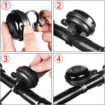 Aluminum Accmor Classic Bike Bell, loud crisp clear sound for adults and kids