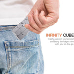 JOEYANK Fidget Cube New Version Fidget Finger Toys - Metal Infinity Cube Prime for Stress and Anxiety Relief/ADHD, Ultra Durable Sensory Gifts for Adults and Teens Kids
