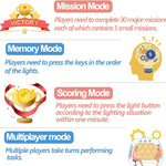 Intoypad Pop The Target! Handheld Speed Push Game Machine: Multiplayer Fun for Family, Sensory Fidget Toy