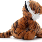 The Petting Zoo Tiger Stuffed Animal, Gifts for Kids, Wild Onez Zoo Animals, Tiger Plush Toy 9 inches