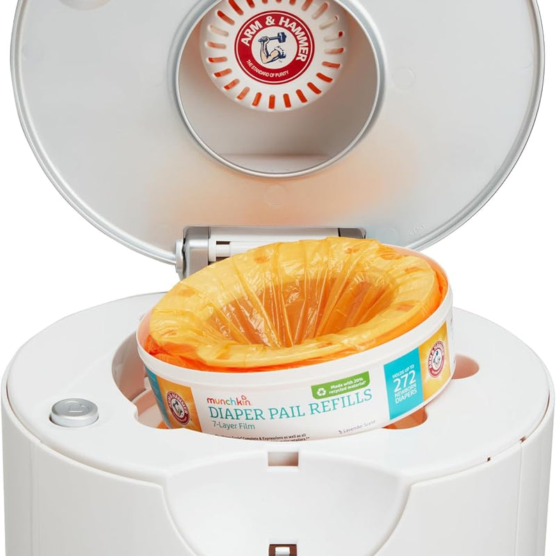 Munchkin Arm & Hammer Diaper Pail Refills, Lavender, 8 Pack