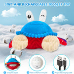 Musical Crawling Crab Plush Toy - 40 Songs & Recording, Sensory Toy for Toddlers 1-3