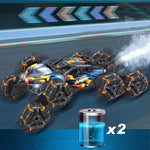 NEXBOX Cool 8 Wheels Gesture Sensing Remote Control Stunt Car for Kids, 6-14 year old, Birthday Gifts, RC Cars with 8WD Stunt Capabilities