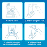 Original Waterfuls Handheld Games, Kids Retro Travel Games, Fidget Toys | Retro Travel Games, Fidget Toys, Water Games, Kids Games, Screen Free, 6 Interchangeable Back Panels